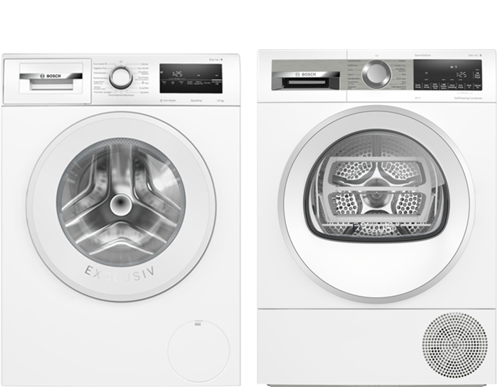 Bosch Wasmachine + Wasdroger