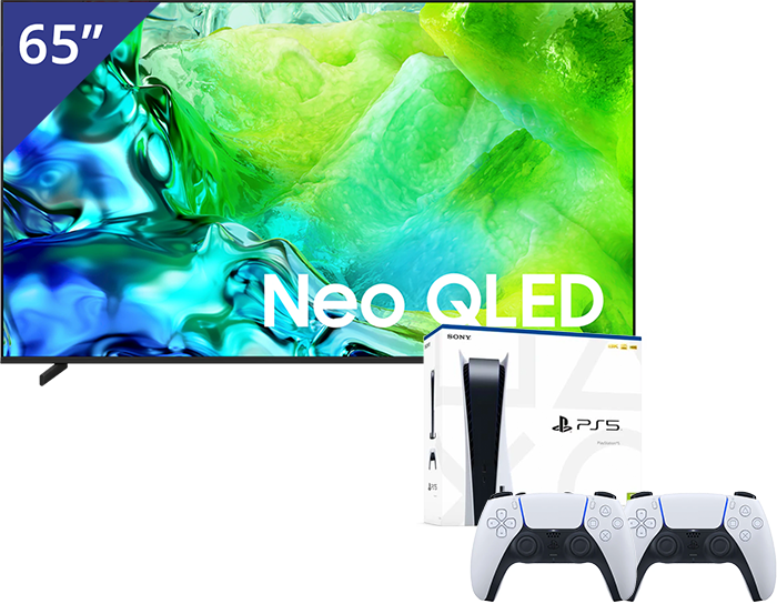 Samsung 65 inch Neo QLED TV + PlayStation 5