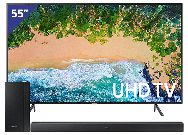 Samsung 55 inch TV + Soundbar Samsung 55 inch TV + Soundbar